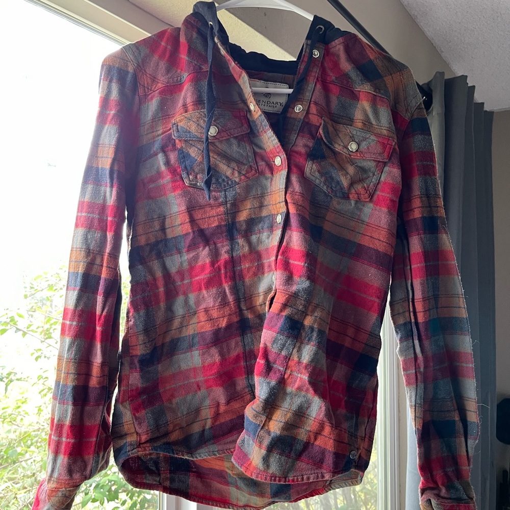 Legendary WhiteTails button up sweater/ shirt